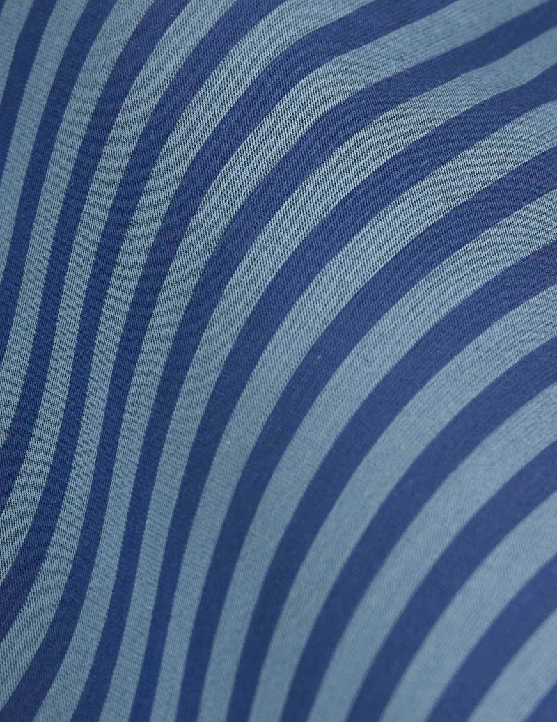 Chemise oversize Soffy rayée bleue
