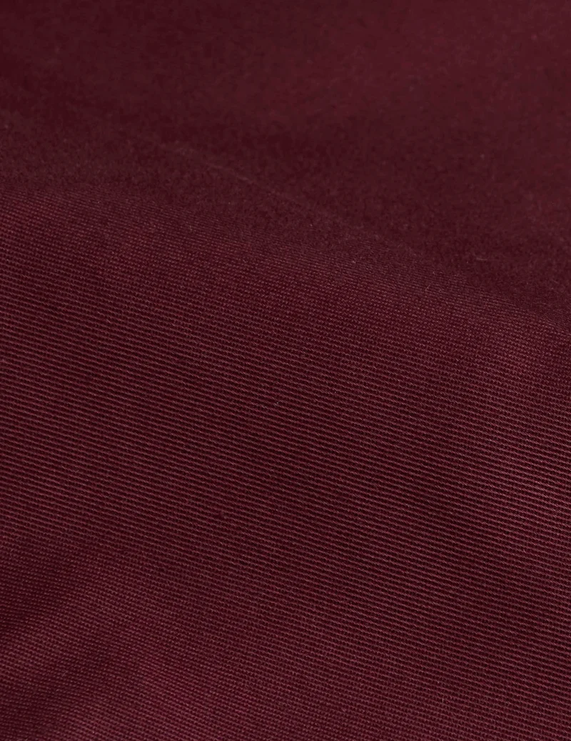 Chino Geofrey en twill de coton bordeaux
