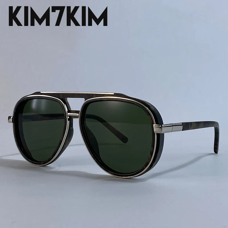Damen Sonnenbrille Luxus Modische Herren Brille Vintage Pilotenbrille UV400