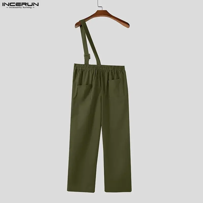 Männer Latzhose Hose Harems Pumphosen Pluderhosen Jogger Overalls Streetwear