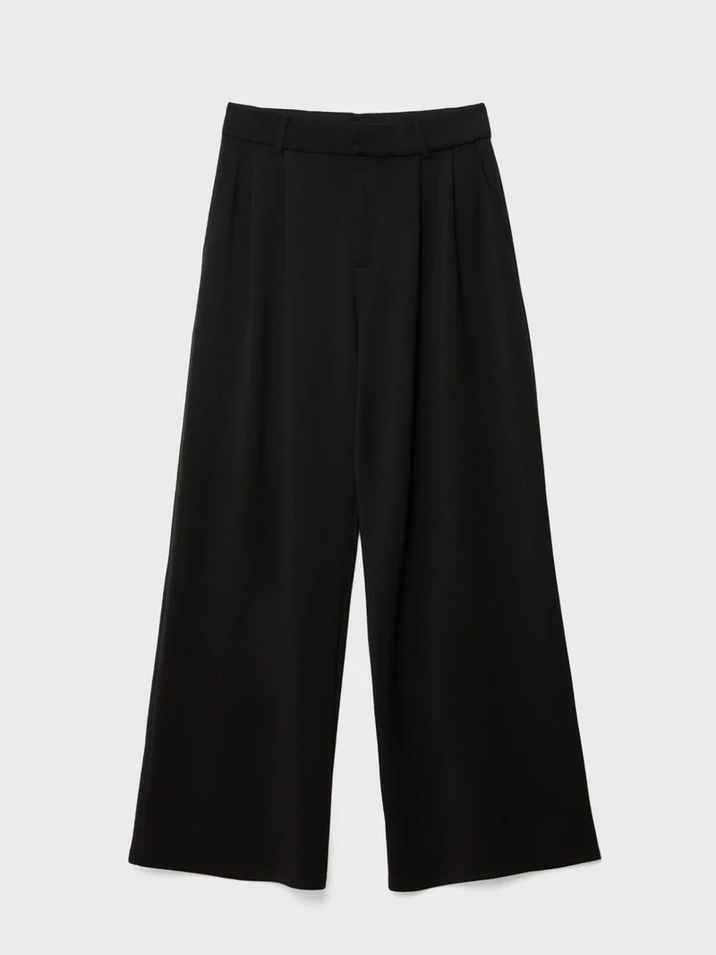 Bogilvy - LIV - Damenstoffhose mit weichem Griff, Mid-Waist, Black