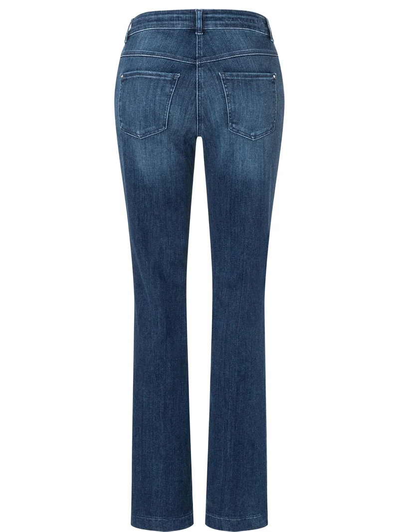 MAC JEANS - DREAM BOOT, Mid Waist, Mega flex Denim Light Bootcut Jeans, Cobalt Authentic