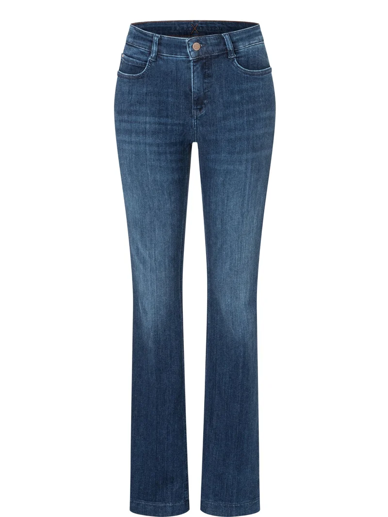 MAC JEANS - DREAM BOOT, Mid Waist, Mega flex Denim Light Bootcut Jeans, Cobalt Authentic