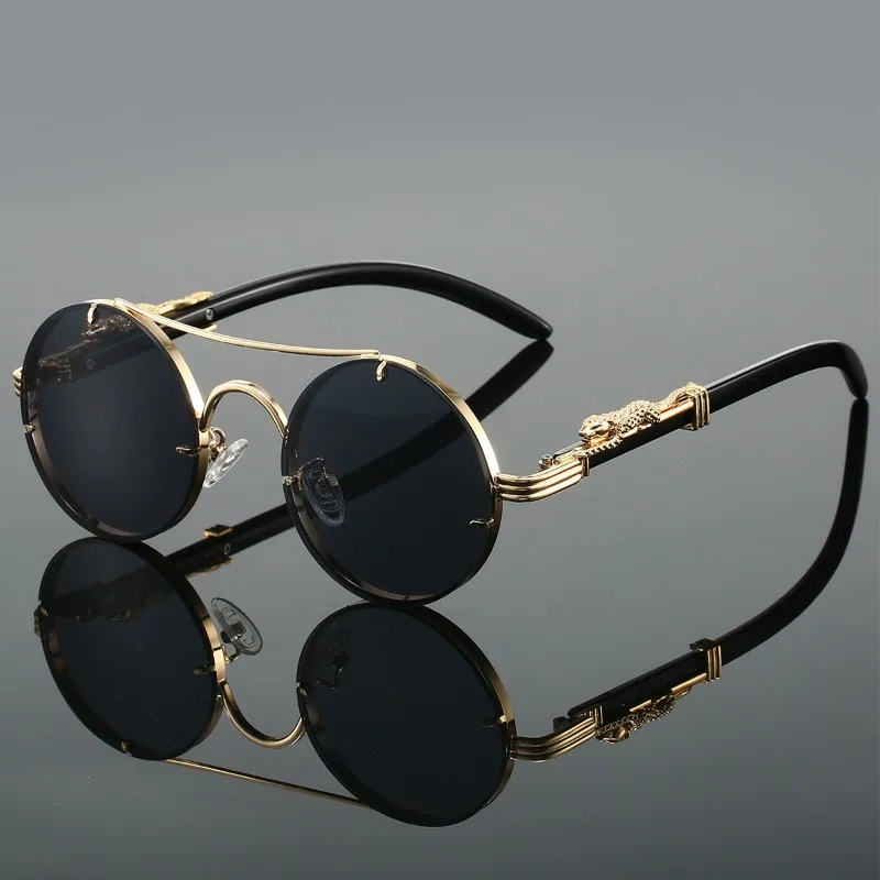 Damen Sonnenbrille Luxus Modische Herren Brille Vintage Pilotenbrille UV400