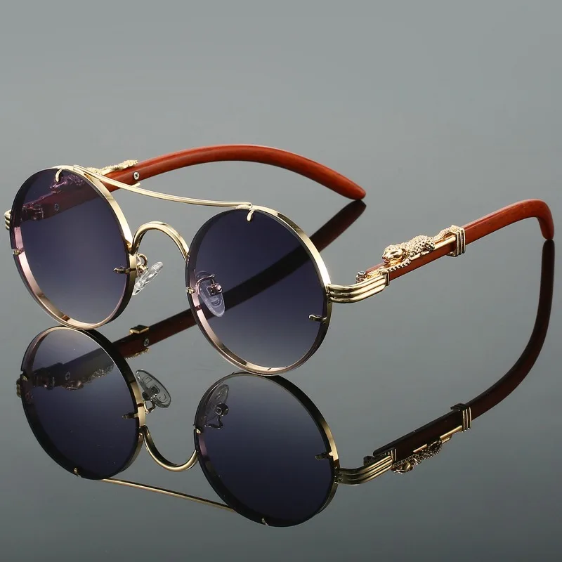 Damen Sonnenbrille Luxus Modische Herren Brille Vintage Pilotenbrille UV400