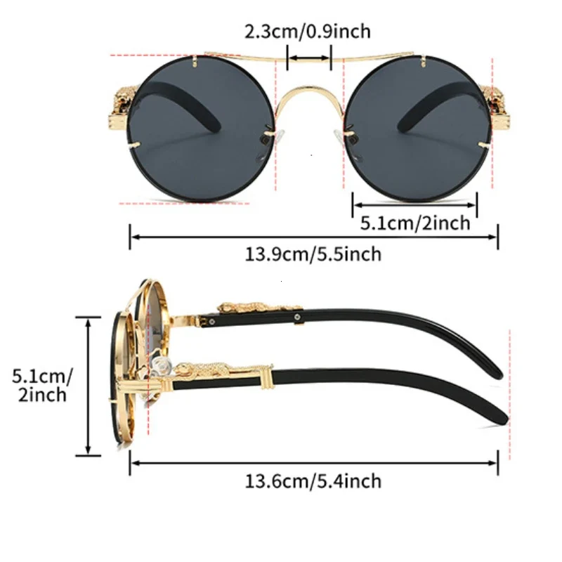 Damen Sonnenbrille Luxus Modische Herren Brille Vintage Pilotenbrille UV400
