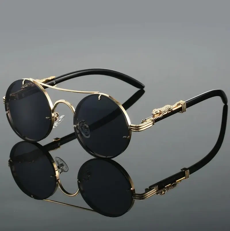 Damen Sonnenbrille Luxus Modische Herren Brille Vintage Pilotenbrille UV400