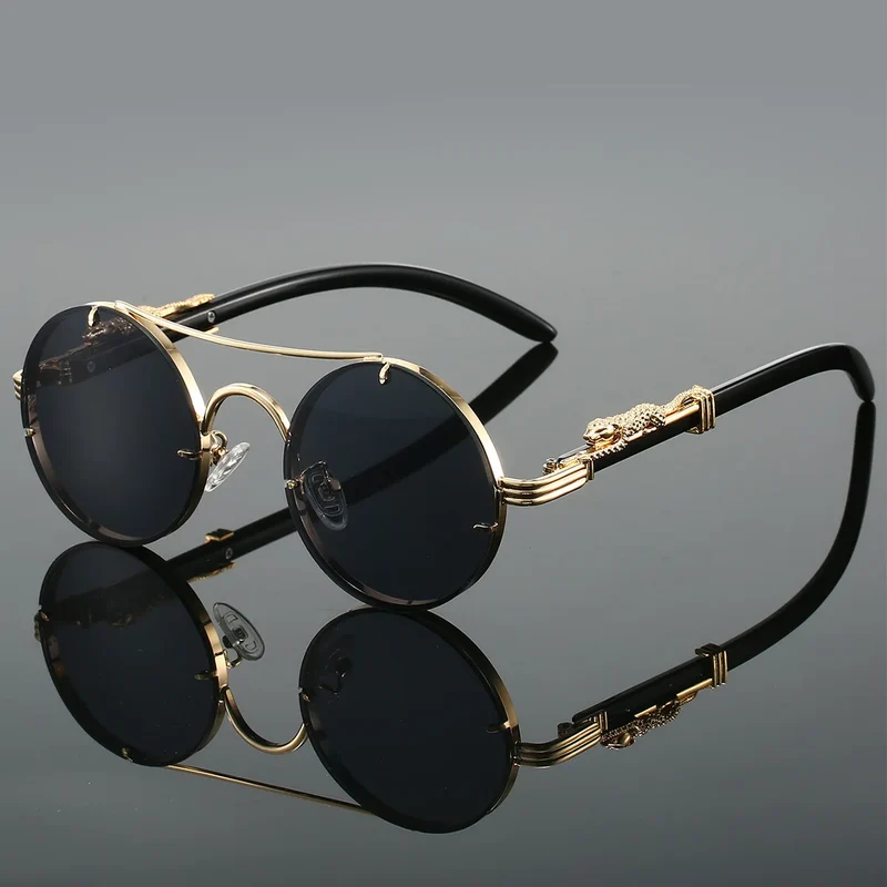 Damen Sonnenbrille Luxus Modische Herren Brille Vintage Pilotenbrille UV400