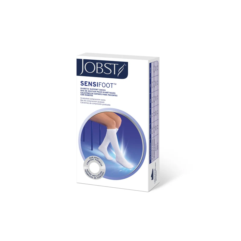 JOBST® Sensifoot Diabetic Compression Mini Crew 8-15 mmHg