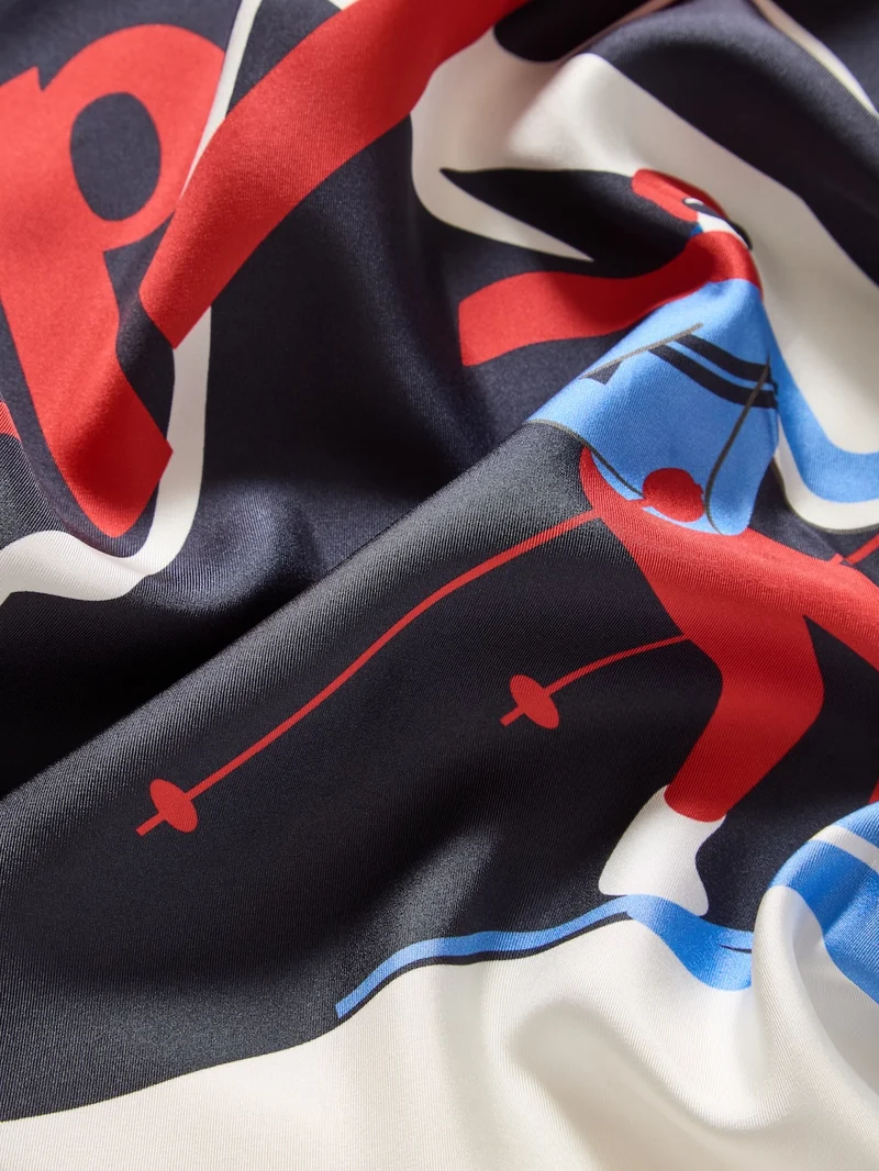 Afterski Silk Scarf
