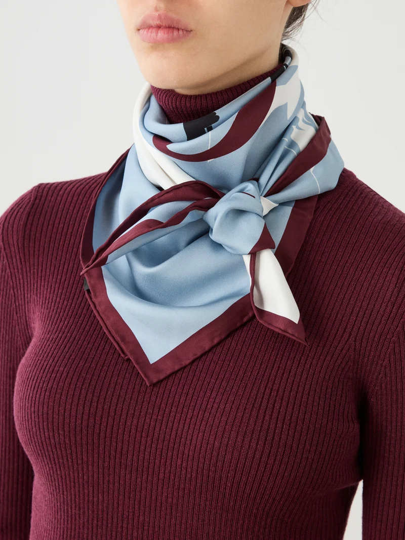 Afterski Silk Scarf