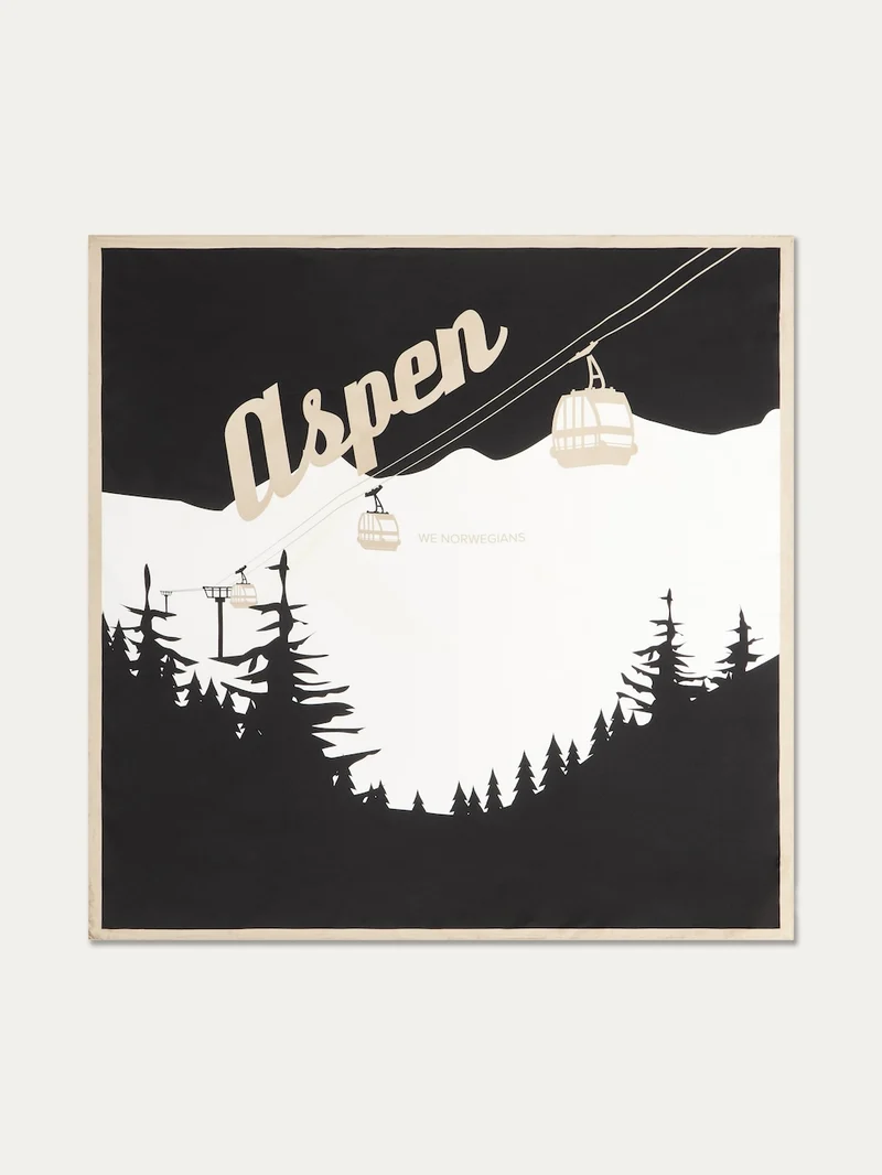 Afterski Silk Scarf