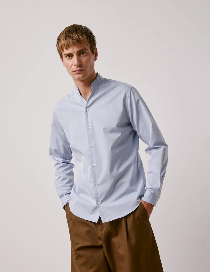 Chemise Carl Voyage bleue