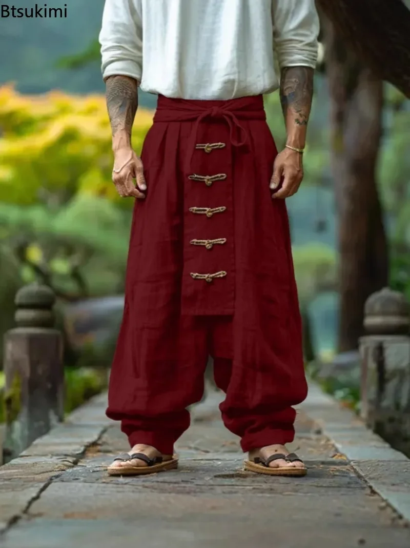 Männer Hose Haremshosen Pumphosen Pluderhosen Hosenrock Herrenrock Kilt Jogger