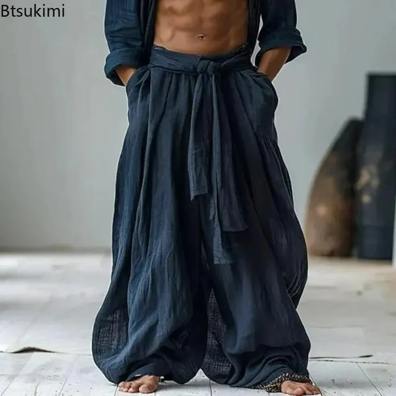 Männer Hose Haremshosen Pumphosen Pluderhosen Hosenrock Herrenrock Kilt Jogger