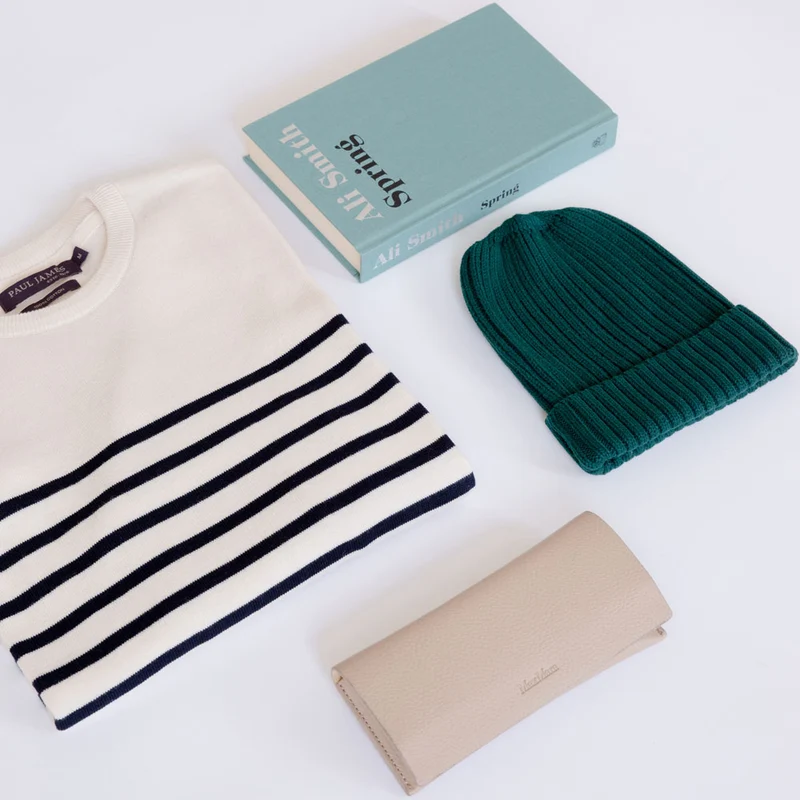 Gestreifter bretonischer Herrenpullover aus 100 % Baumwolle