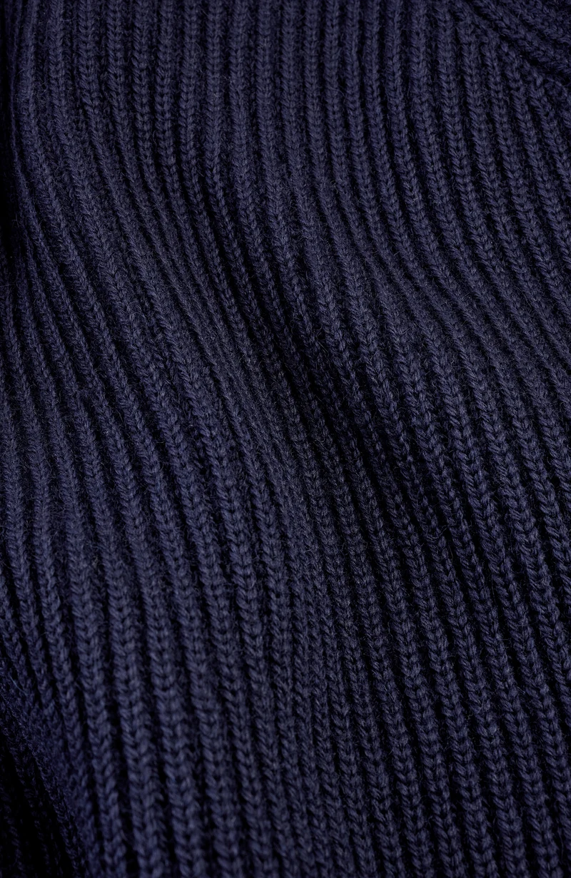 Grober Schießpullover aus gerippter britischer Wolle für Herren
