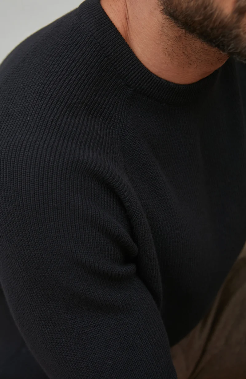 Leichter Herren-Fischerripppullover aus 100 % Baumwolle