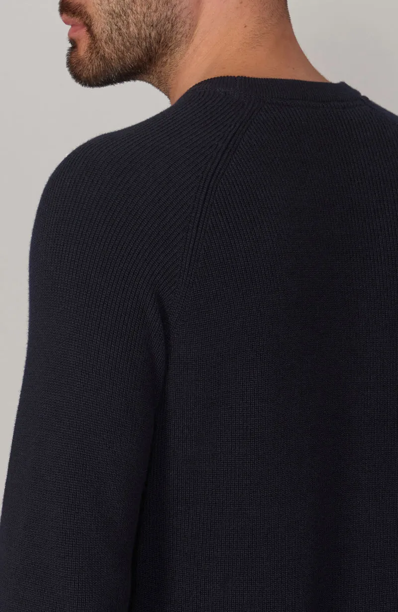 Leichter Herren-Fischerripppullover aus 100 % Baumwolle