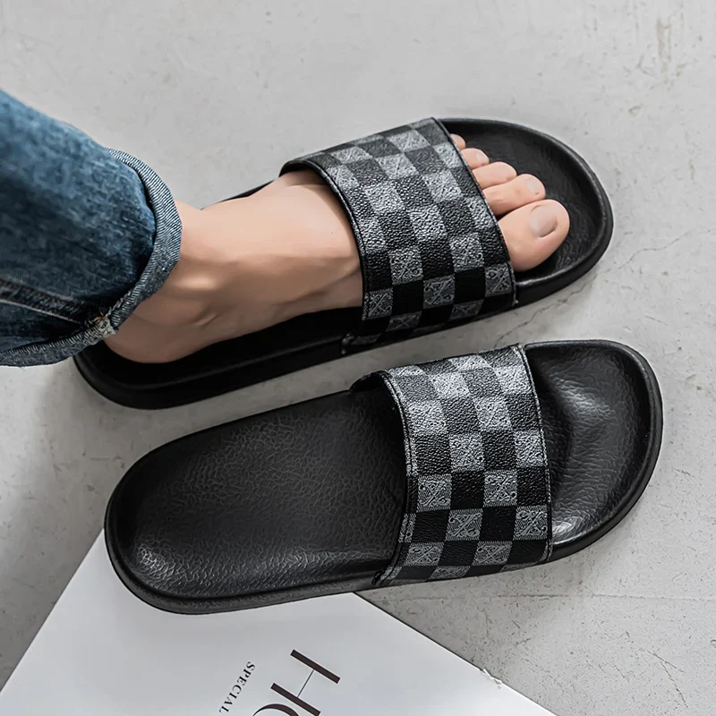Badelatschen Hausschuhe Flip Flops Frauen Herren Sandalen rutschfeste Slippers