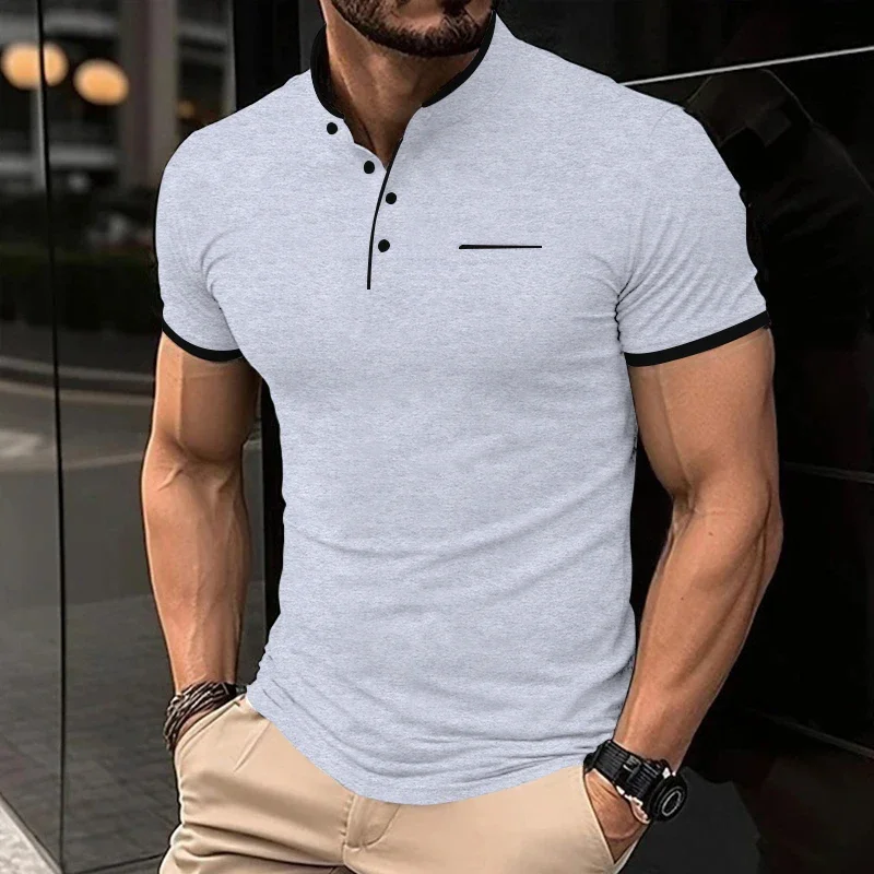 Herren Poloshirt POLO Shirt T-Shirt Kurzarm Hemd Fashion Polohemd Herrenmode Top