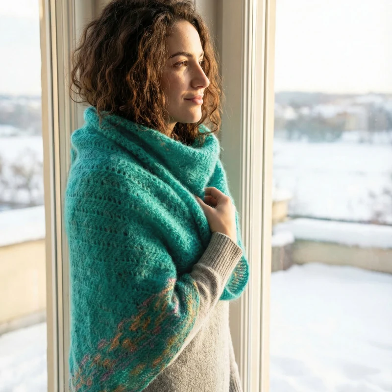 Strickset Dreieckstuch Falina