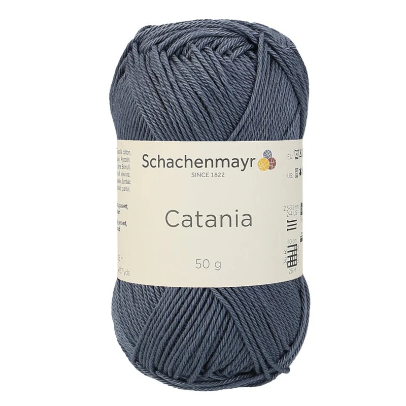 Catania | Baumwolle | 125m/50g | Farbe 393 - Graphit