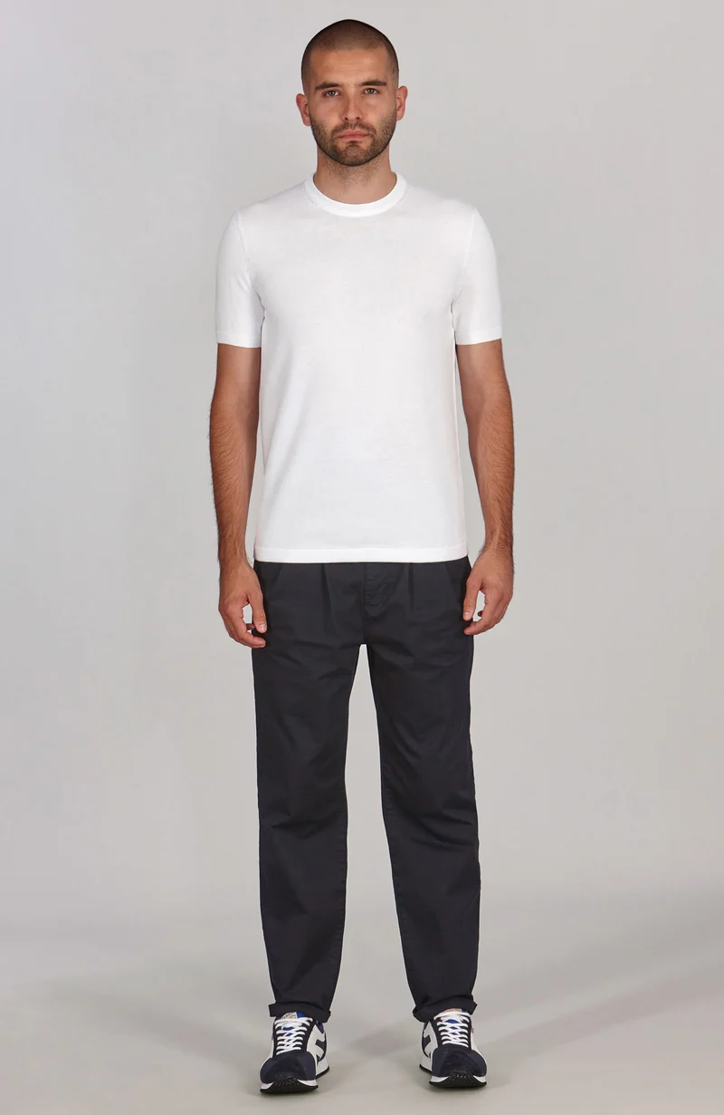 Mens Lightweight Cotton Knitted T-Shirt