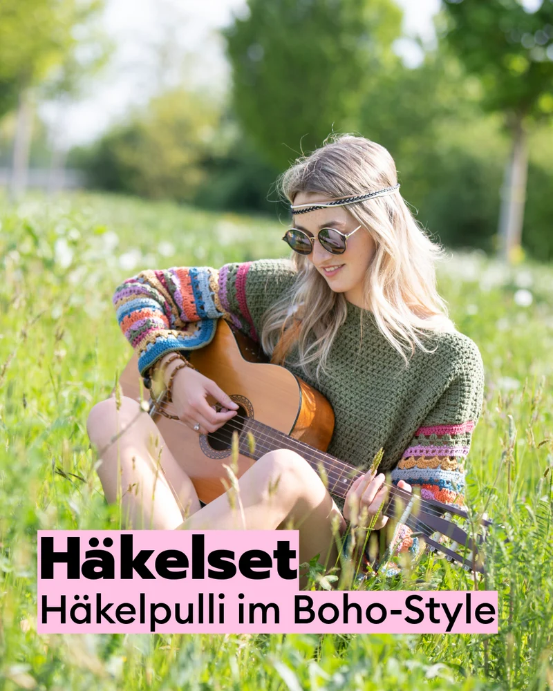 Häkelset Pullover im Boho-Style