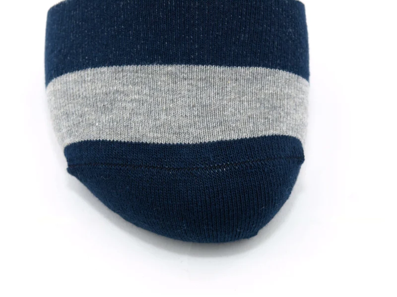 2 Paar bunte Herrensocken Streifen marine