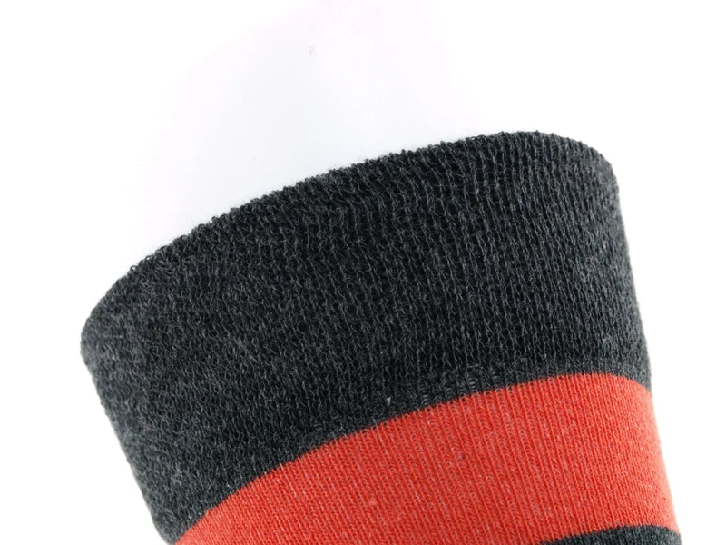 2 Paar bunte Herrensocken Streifen orange