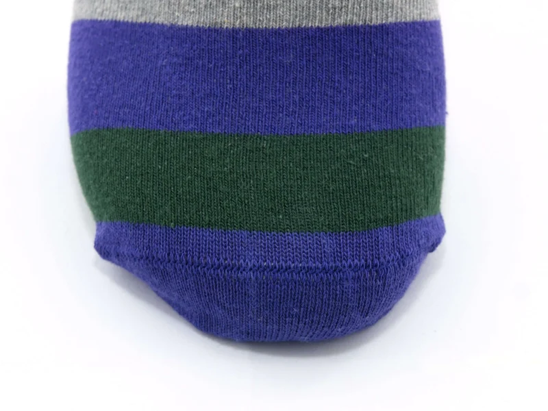 2 Paar bunte Herrensocken Streifen lila