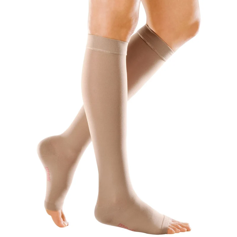 Mediven Forte Knee High 30-40 mmHg, Open Toe w/ Silicone Top Band