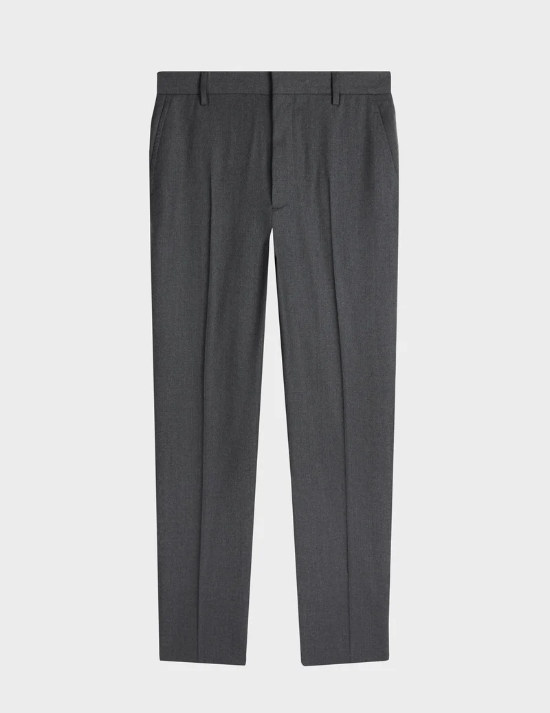 Pantalon de costume Greyson en laine vierge grise