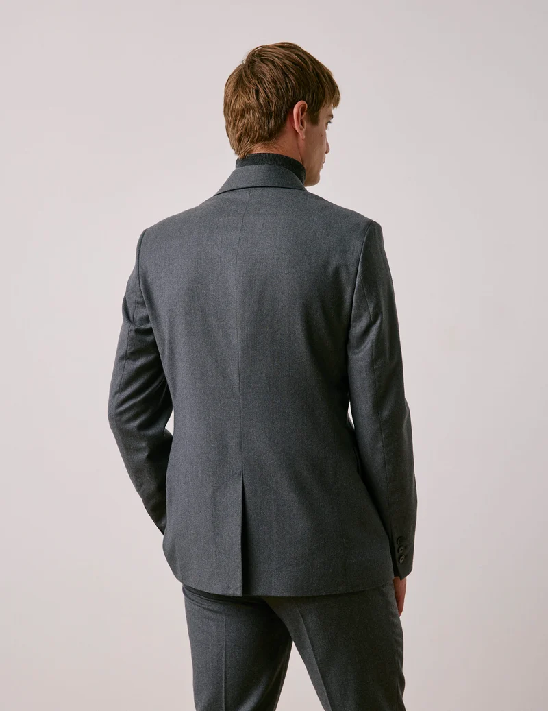 Veste de costume Gordon en laine vierge grise