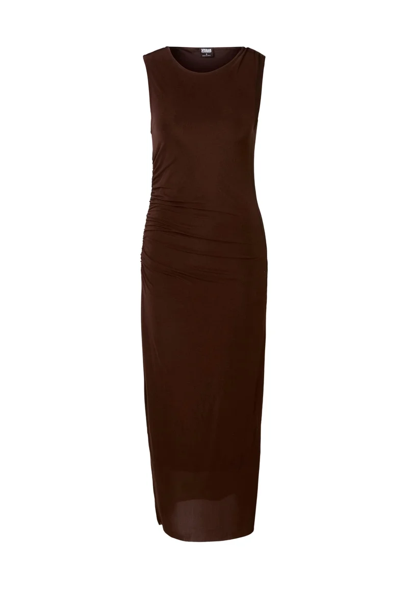 UC Long Ruffled Mesh Dress