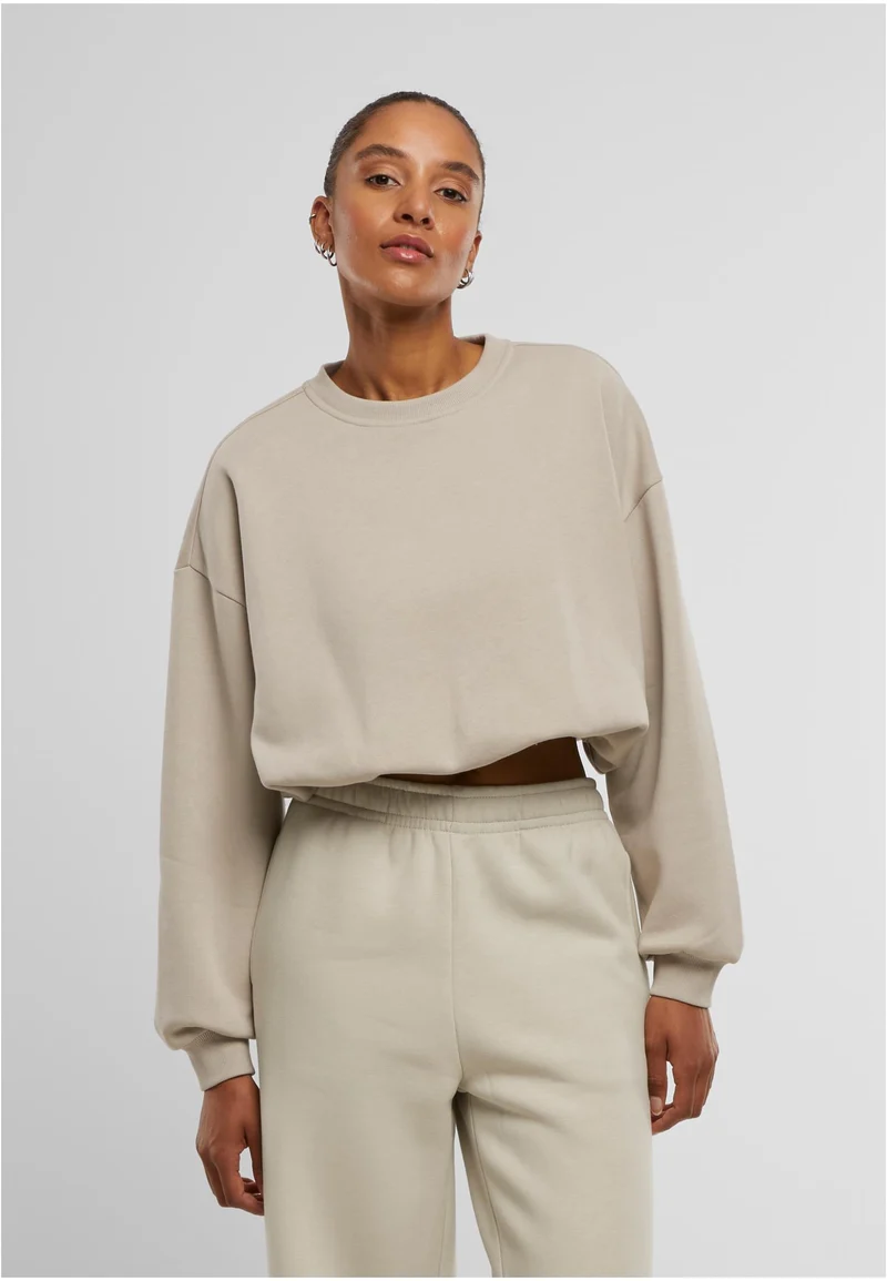 UC Cropped Gathered Sweatshirt