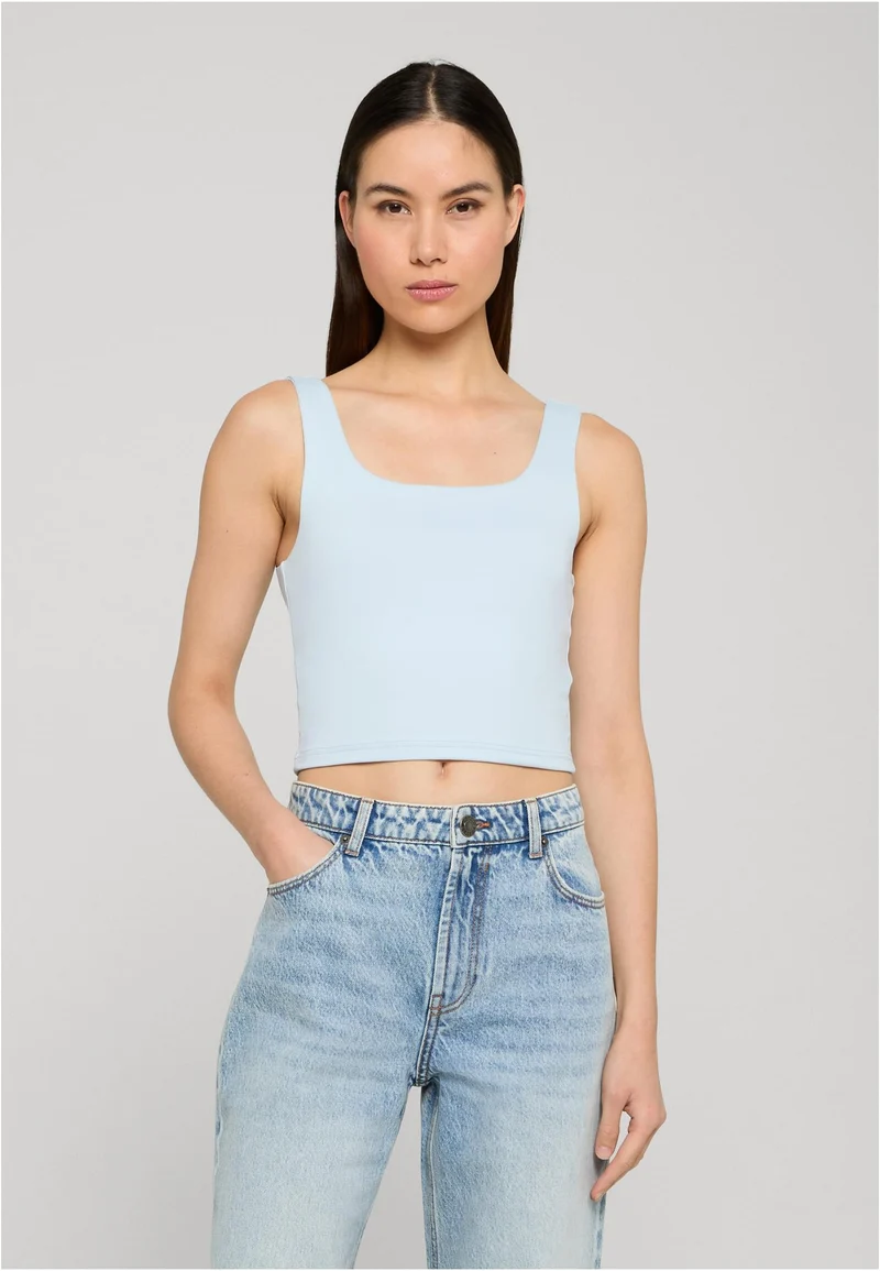 UC Cropped Polyamide Top