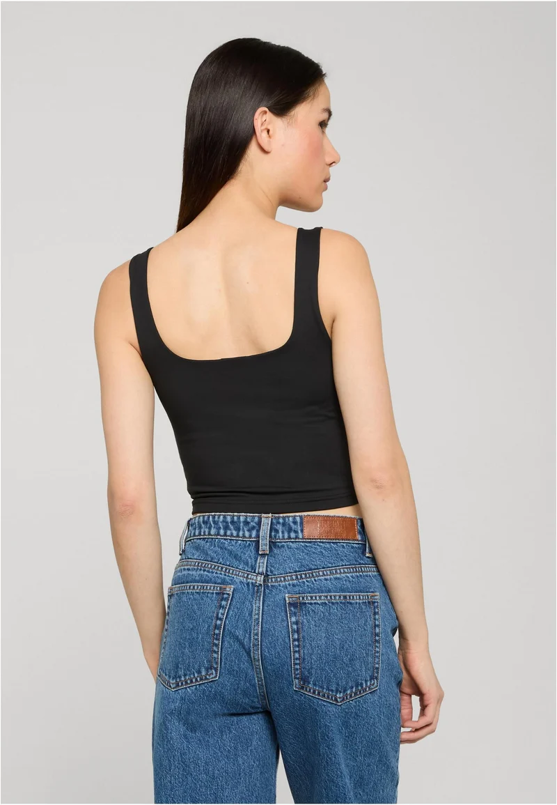 UC Cropped Polyamide Top