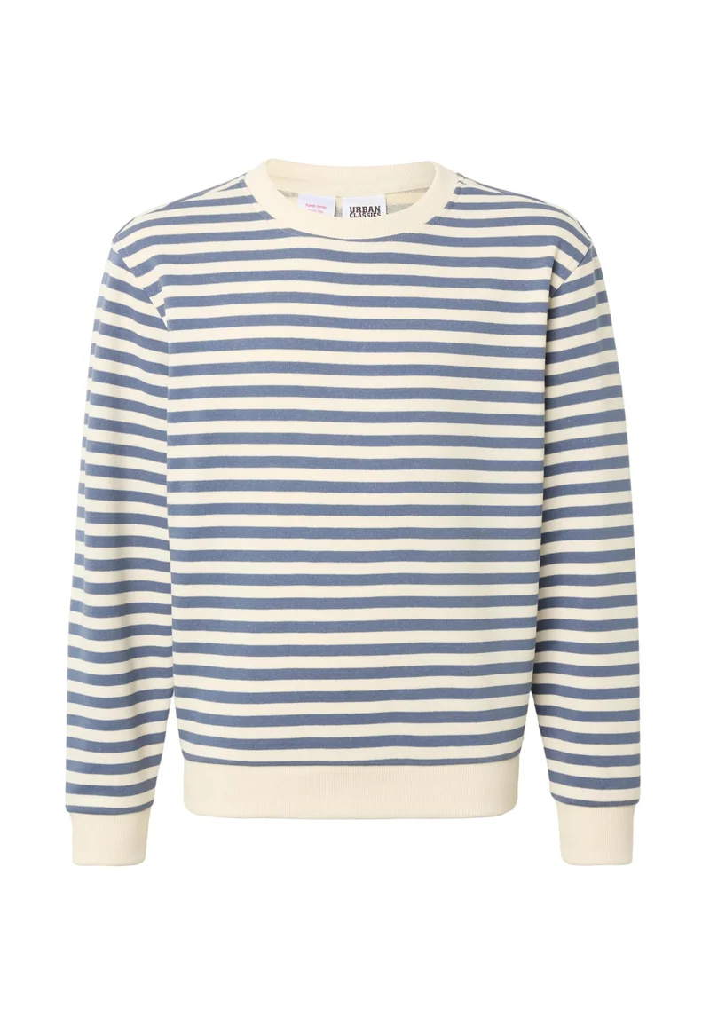 UC Girls Oversized Striped Crewneck