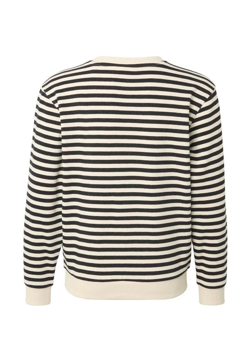 UC Girls Oversized Striped Crewneck