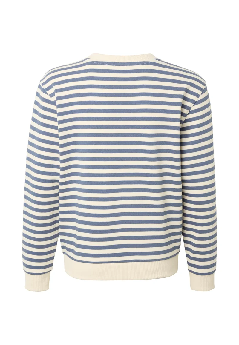 UC Girls Oversized Striped Crewneck