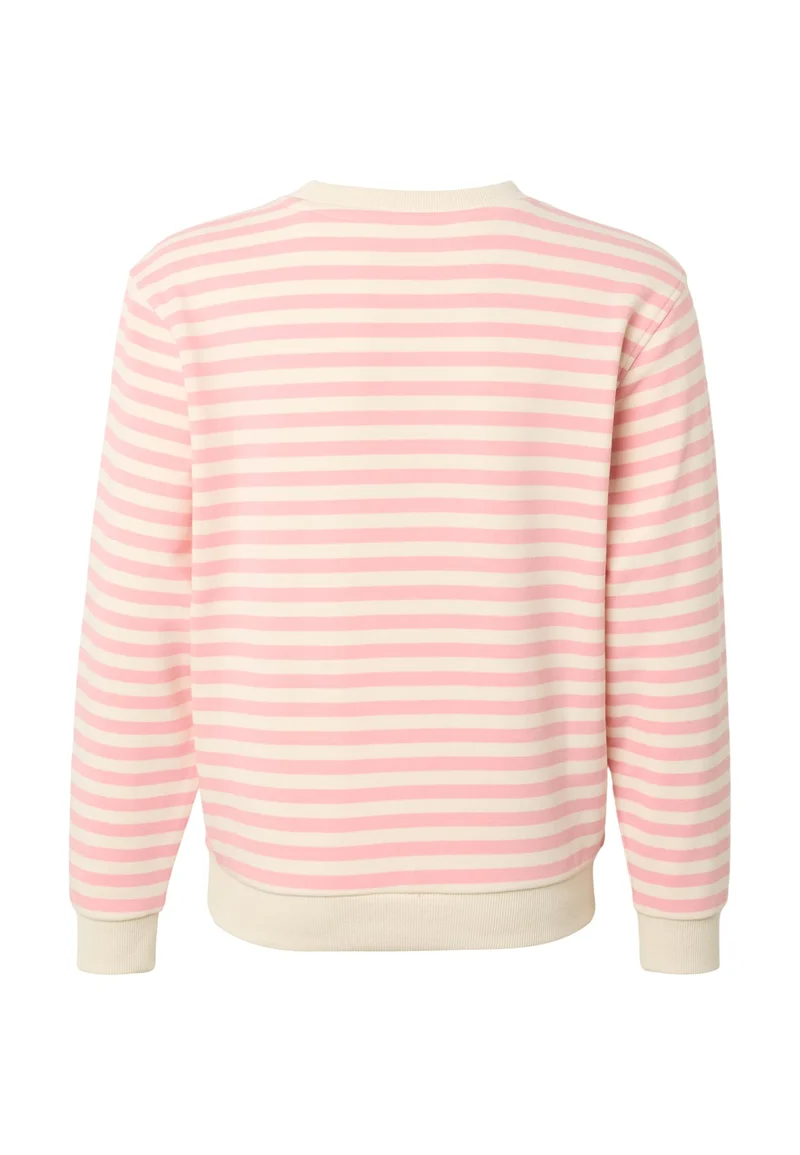 UC Girls Oversized Striped Crewneck