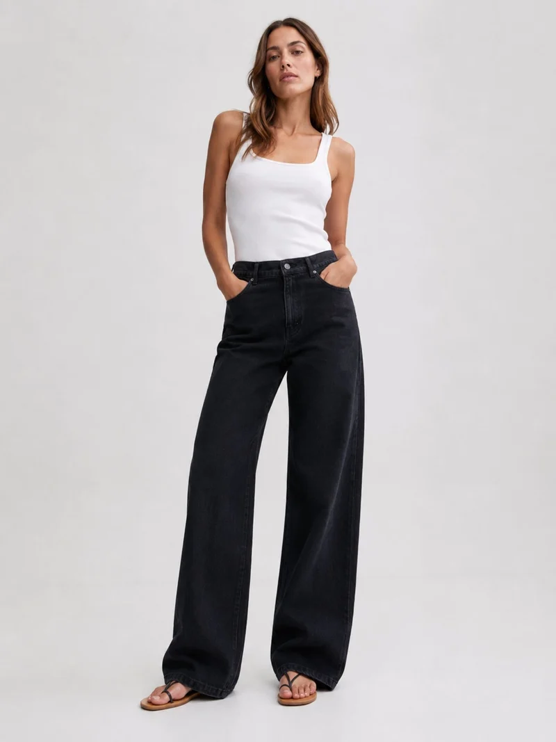 Bogilvy- KAYA, High-Rise, Baggy - Barrel, Washed Black