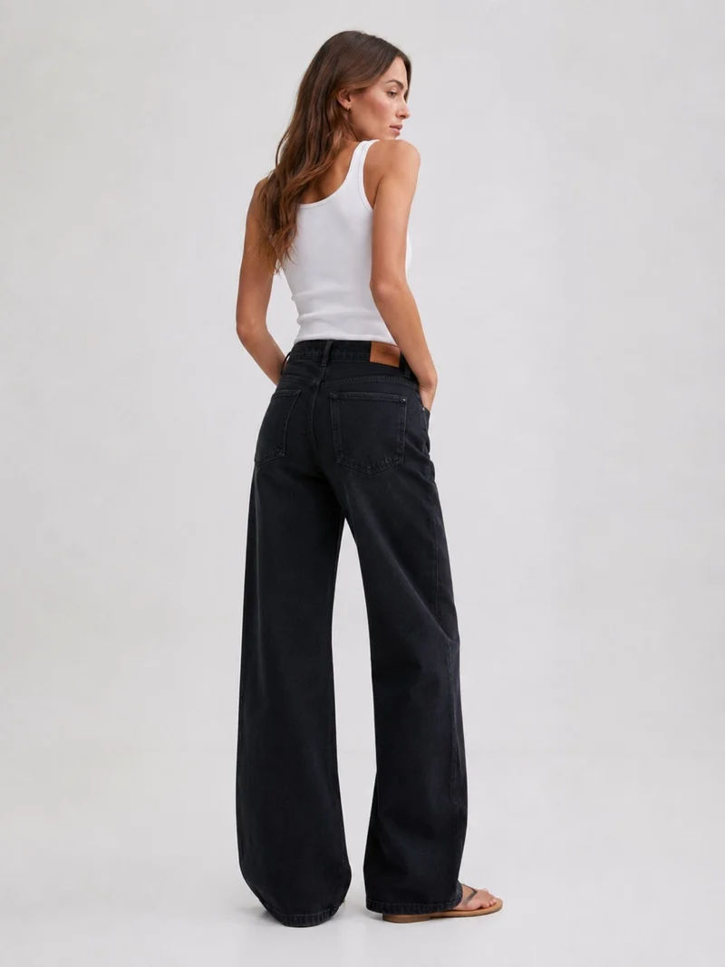 Bogilvy- KAYA, High-Rise, Baggy - Barrel, Washed Black