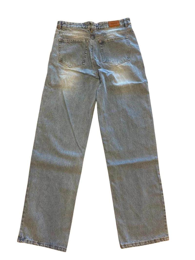 Bogilvy- KAYA, High-Rise, Baggy - Barrel, Light Blue