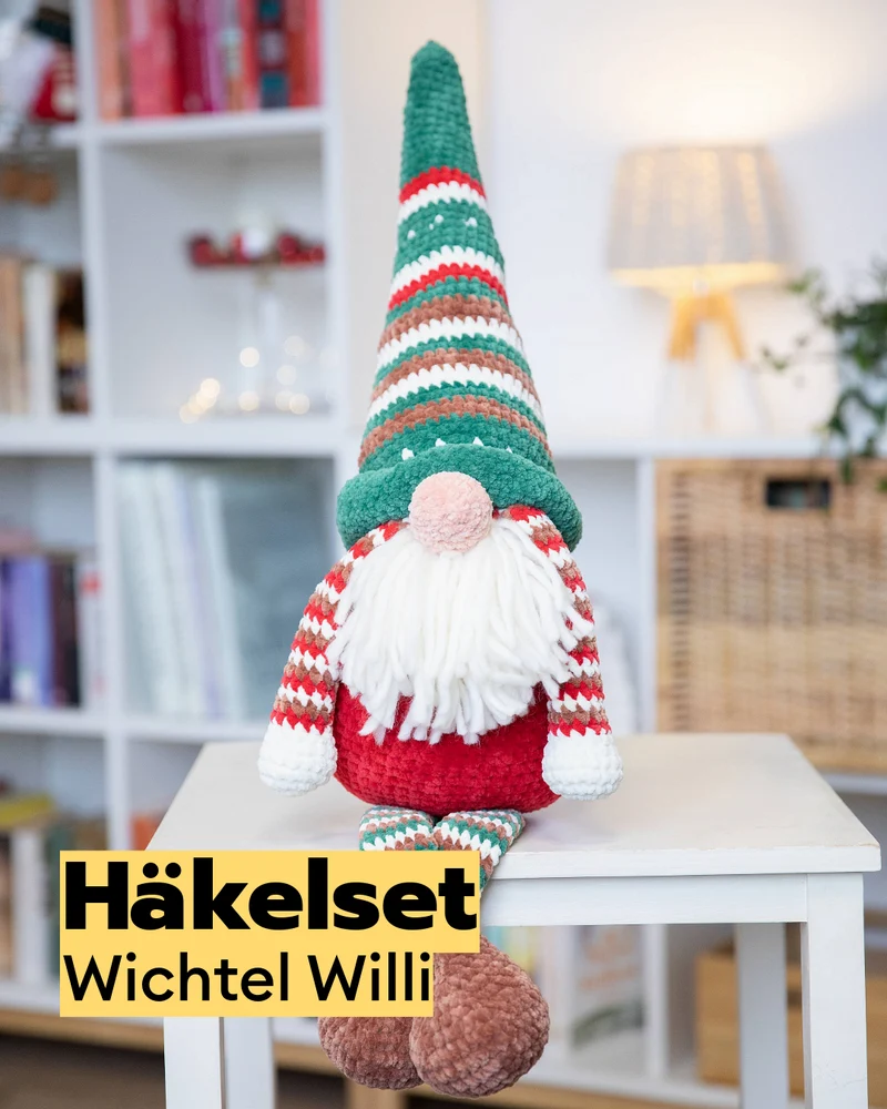 Häkelset Wichtel Willi