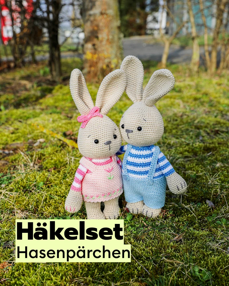 Häkelset Häschen Nina & Nick