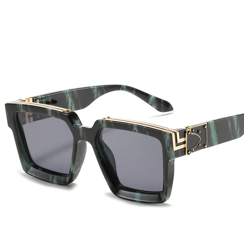 Damen Sonnenbrille Luxus Modische Herren Brille Vintage Pilotenbrille UV400