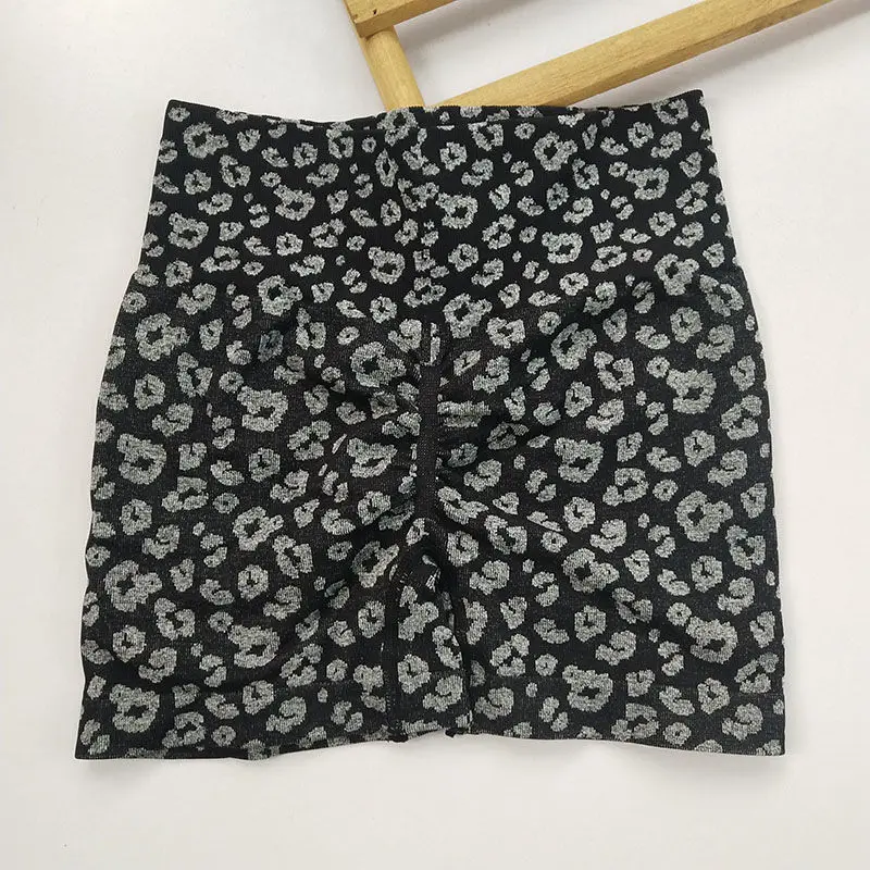 Damen Yoga Shorts hohe Taille Push-Up Damen Sport Hot Pants Fitness Gym Hotpants